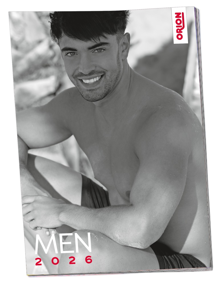 Pin-up Kalender „Men 2026“ im Großformat