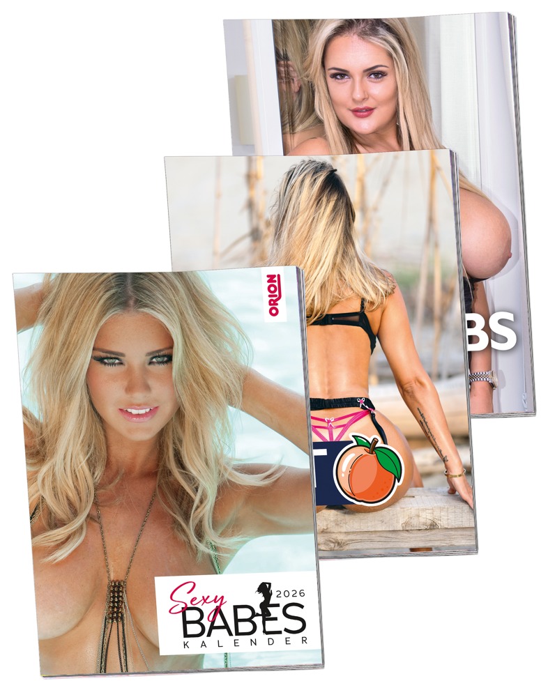 3-teiliges Pin-up-Kalender-Set 2026