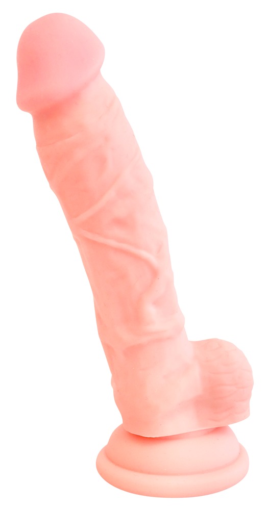 Naturdildo „Medical Silicone Dildo“, 18 cm, mit Saugfuß