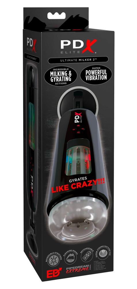 Masturbator 'Ultimate Milker 2' mit Melk-Funktion (7 Modi) und Vibration (10 Modi)