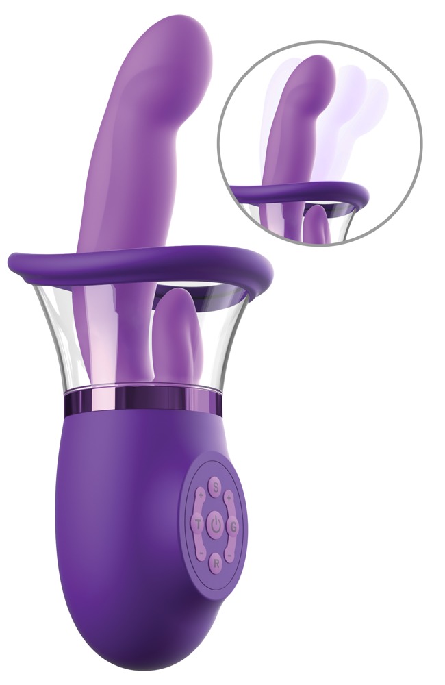 Vibrator „Ultimate Pleasure Pro Plus“ mit Saugschale und Vibro-Zunge