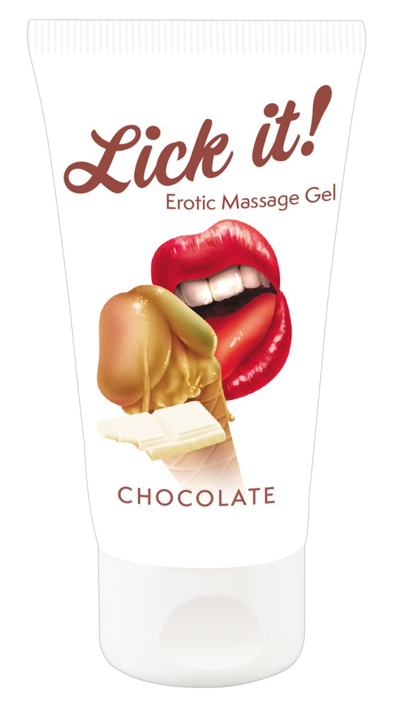 Gel 'Erotic Massage Gel Chocolate“ mit Schokoladen-Aroma