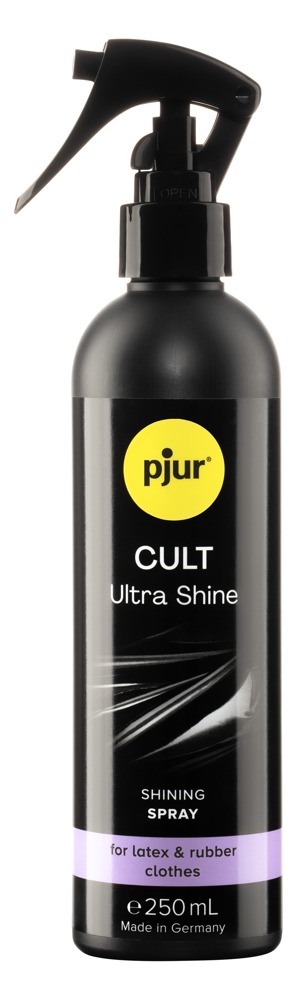 Latex-Pflegespray „CULT Ultra Shine“ mit ultrafeinem Sprühfilm