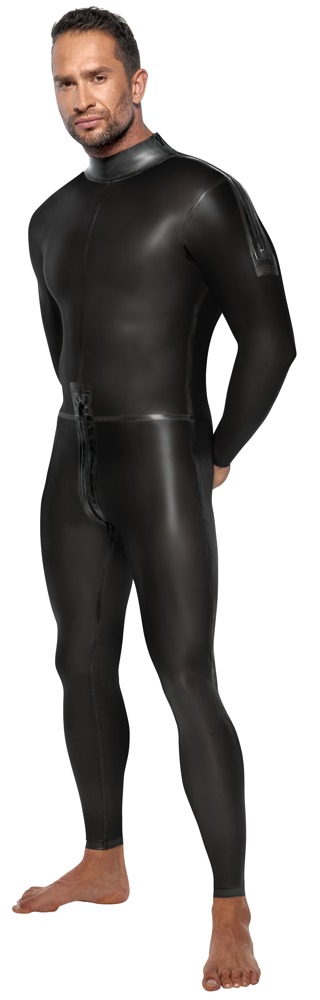 Latex-Overall mit Zips