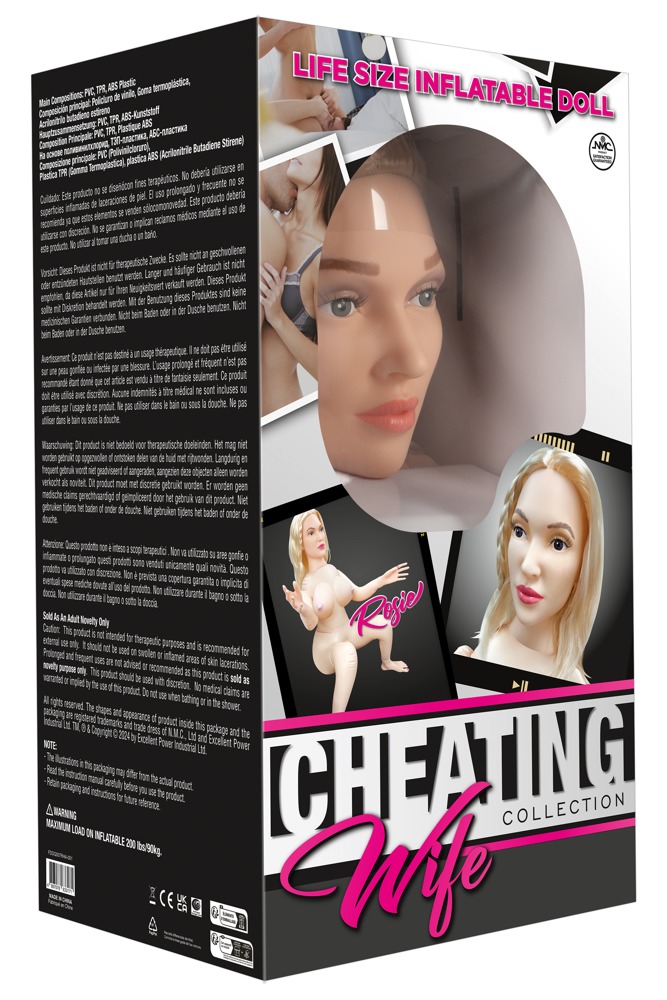 Liebespuppe „Cheating Wife Rosie“ mit Vibration