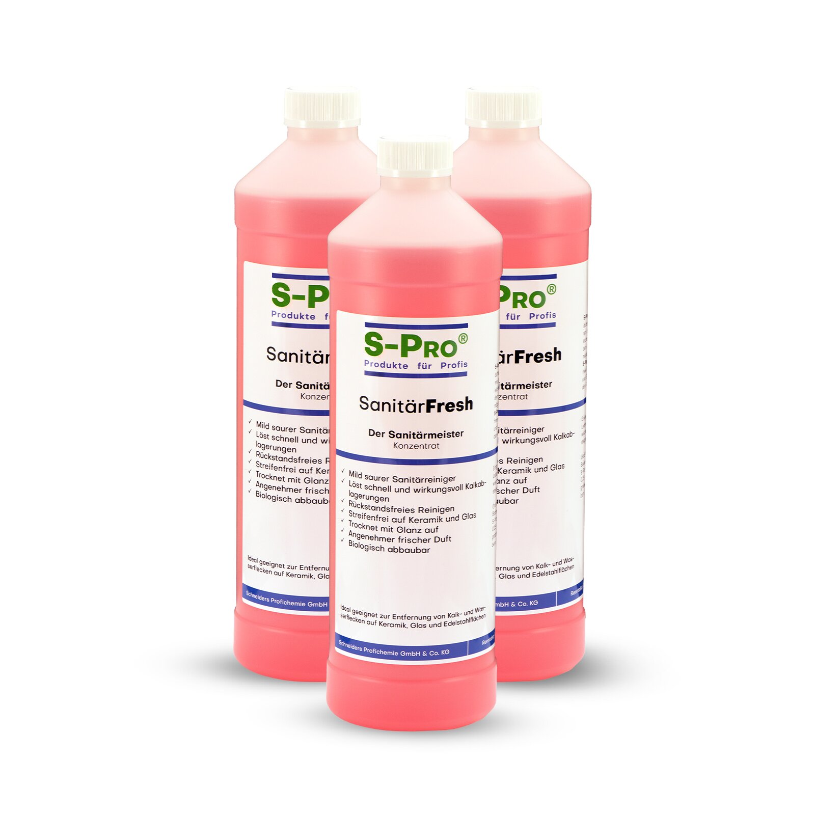 S-Pro SanitärFresh 3x1Liter Set