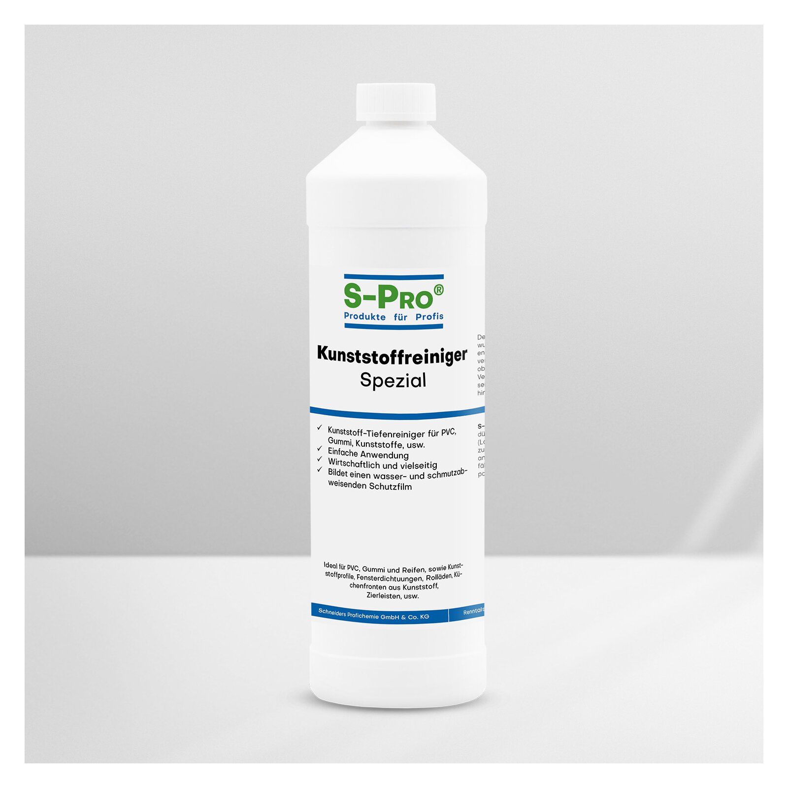 S-Pro® Kunststoffreiniger Spezial 1 Liter Flasche