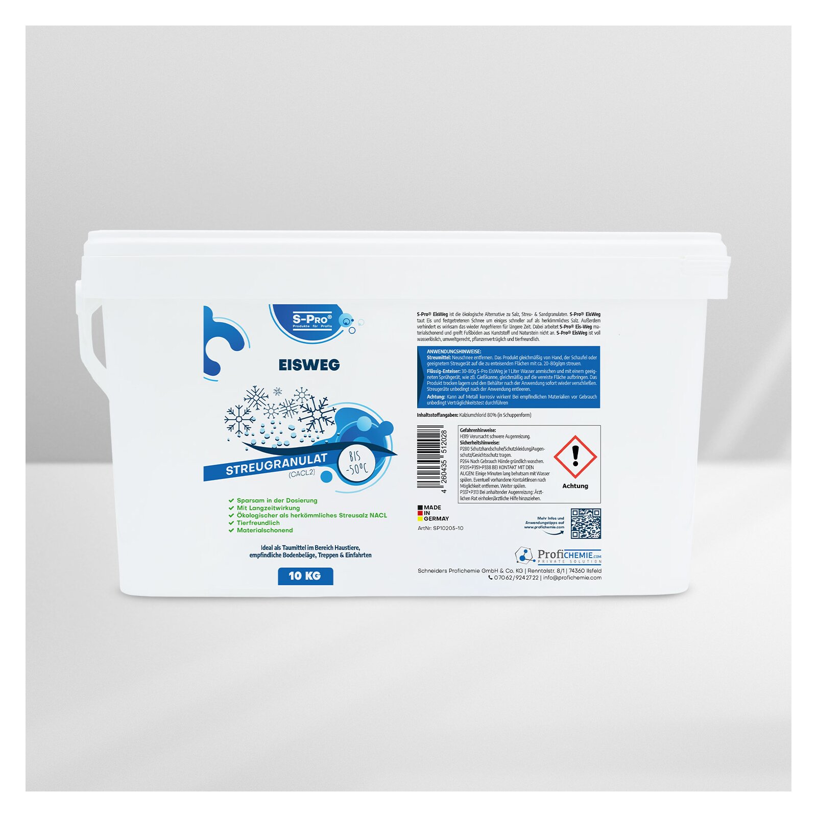 S-Pro® EisWeg Auftaugranulat Eimer 10KG