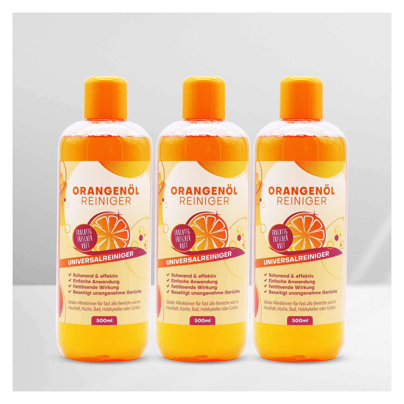 S-Pro® Orangenölreiniger Konzentrat 3 x 500ml Flasche