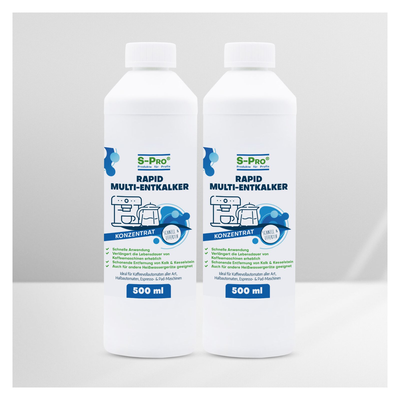 S-Pro® Rapid Multi-Entkalker 2 x Flaschen 500ml