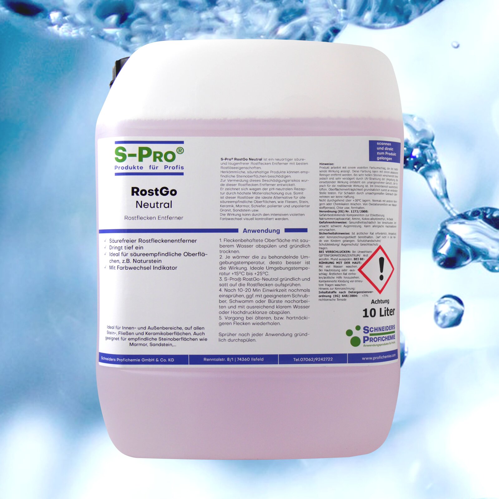 S-Pro RostGo-Neutral 10 Liter Kanister