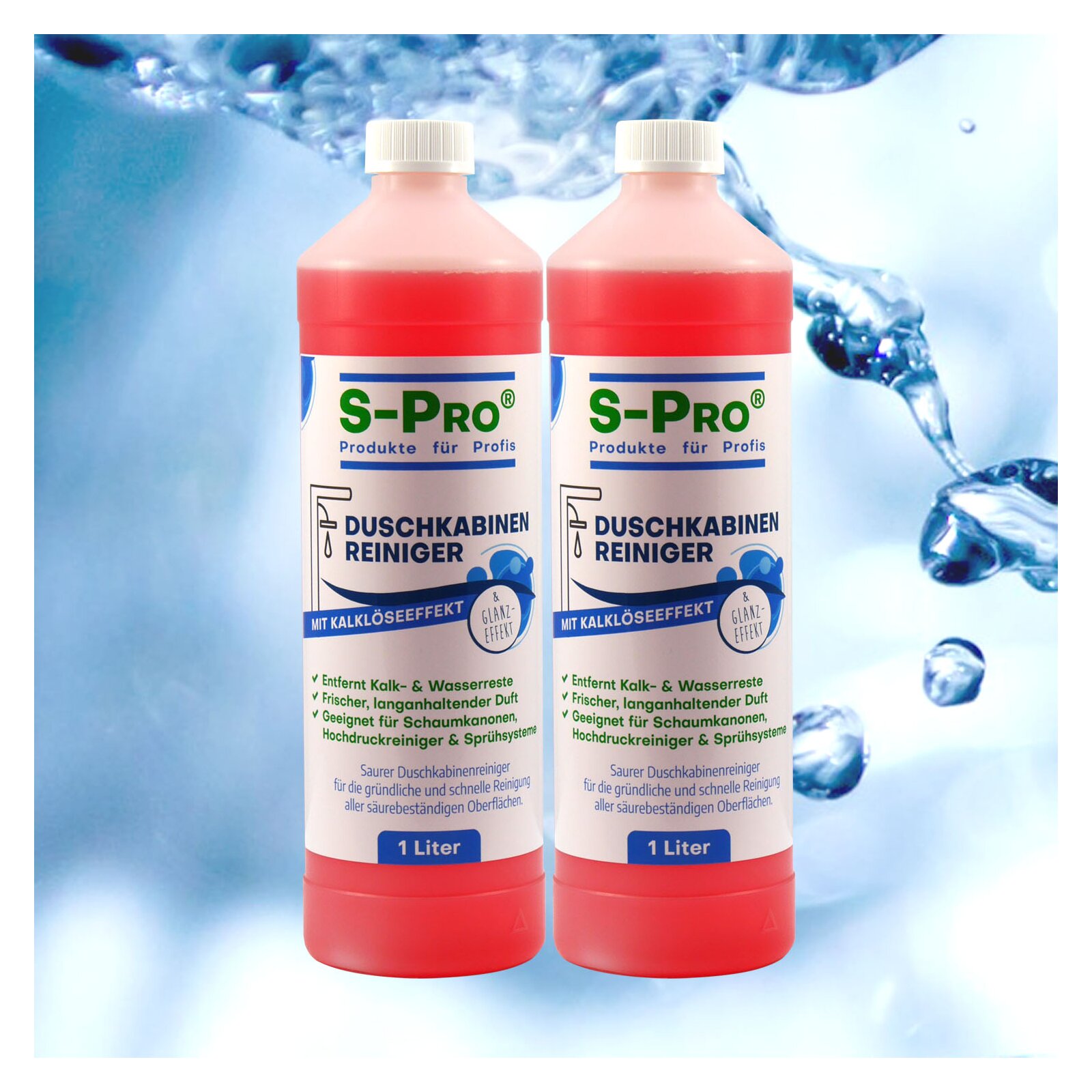 S-Pro® Duschkabinenreiniger 2 Liter