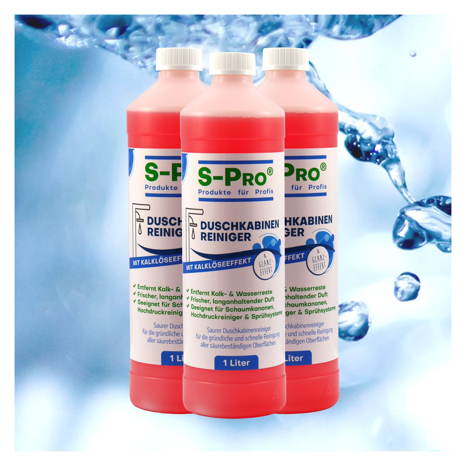 S-Pro® Duschkabinenreiniger 3 Liter