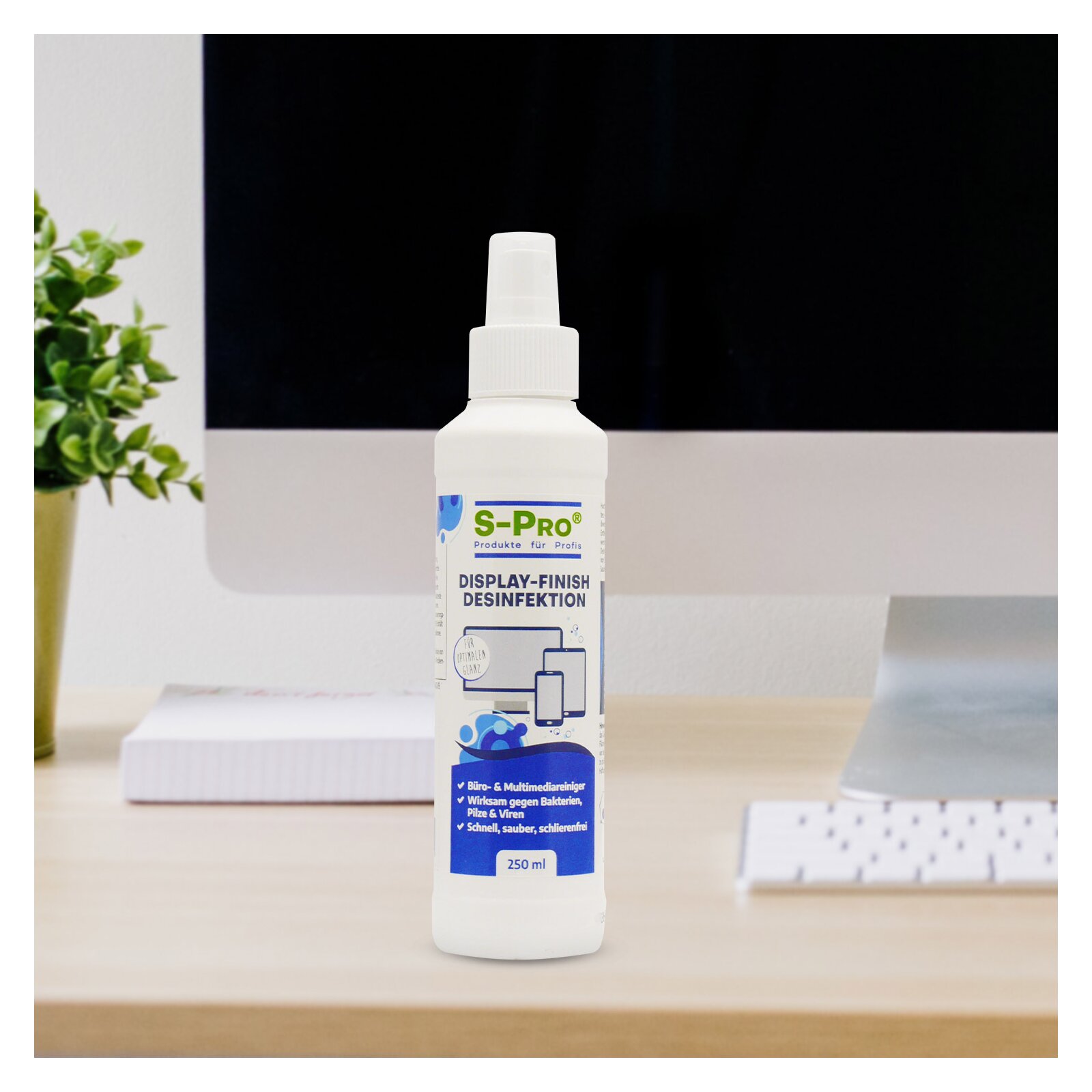 S-Pro® Display-Finish Desinfektion 1 x 250ml Dose