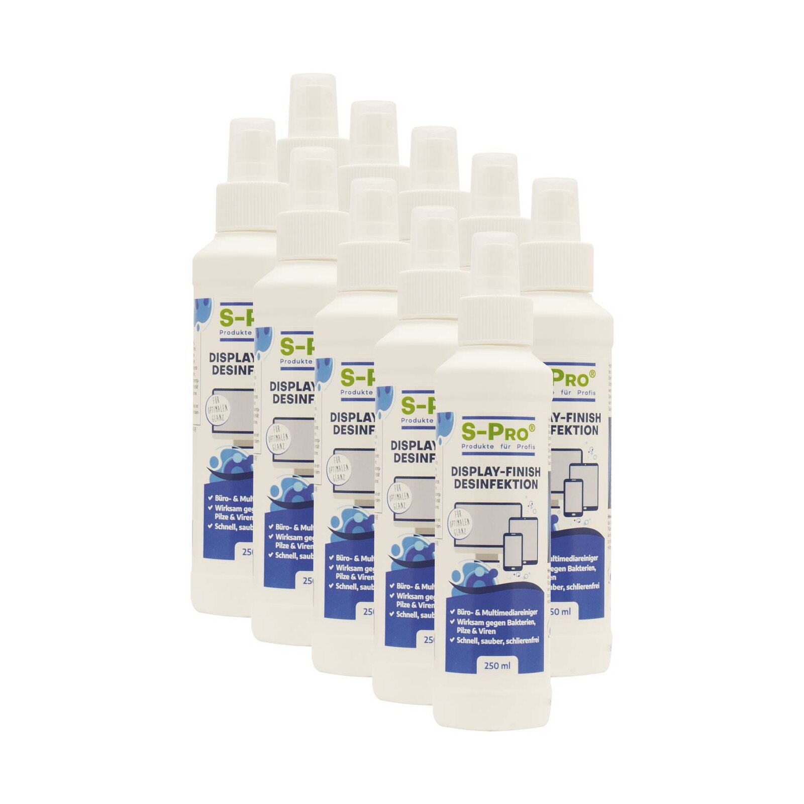 S-Pro® Display-Finish Desinfektion 10 x 250ml Dosen-Karton