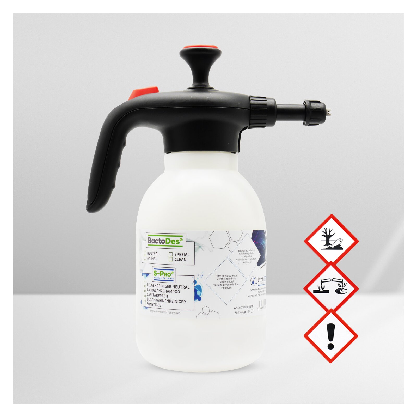 S-Pro® Schaumsprüher Handdruck 1,5 L