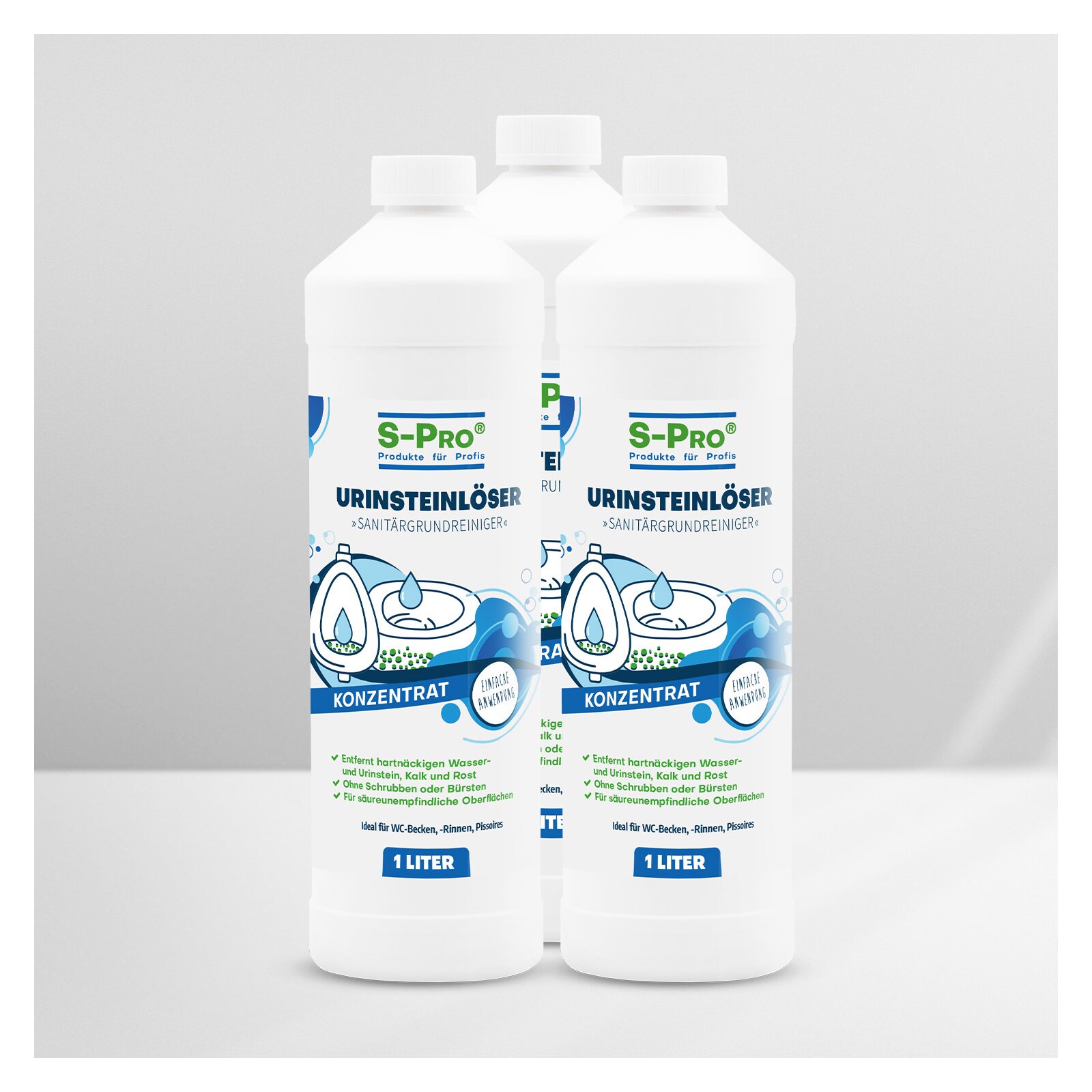 S-Pro® Urinsteinlöser 3 x 1L Flasche