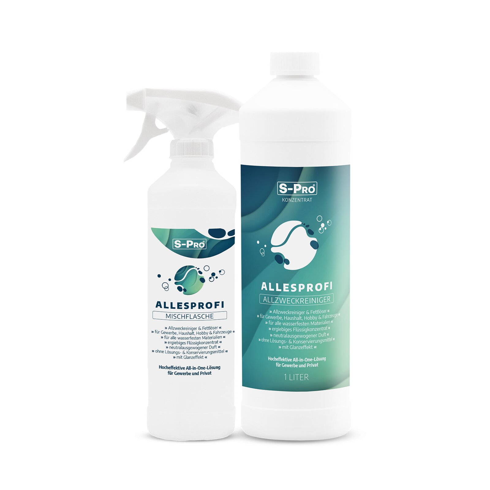 S-Pro AllesProfi Allzweckreiniger Konzentrat 1 x 1 Liter inkl. Mischflasche