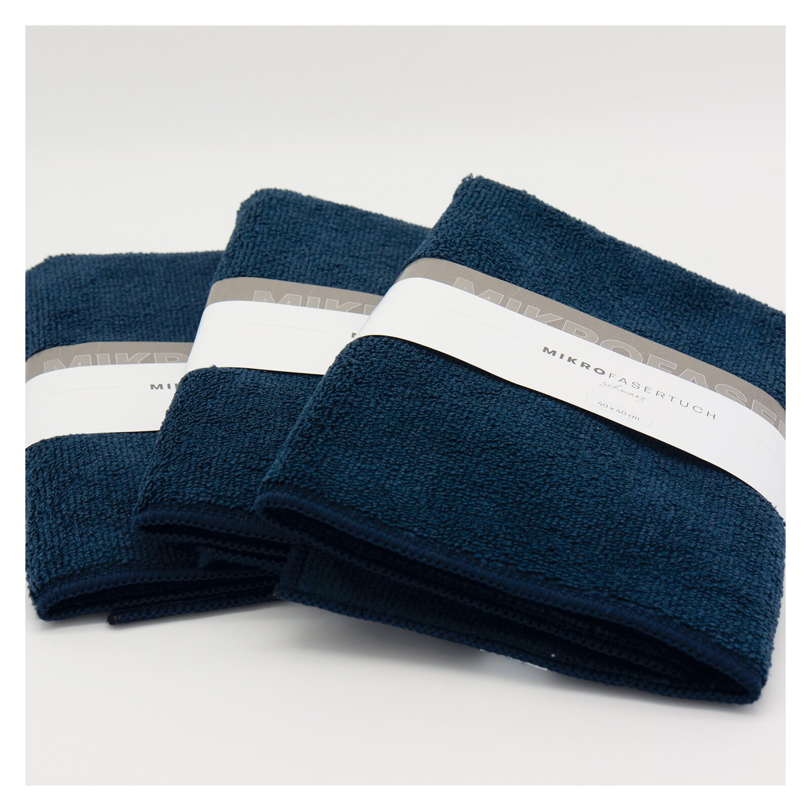 S-Pro® Mikrofasertuch Schwarz 3 Stück (Set)