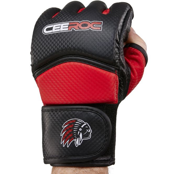 CEEROC MMA Handschuhe GRANT Carbon Look - Rot