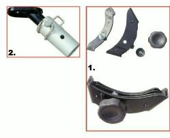 Anhängerkupplung für Blue Bird Anhänger kettenscha