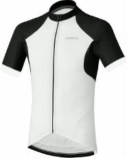 Trikot Shimano Escape Jersey Weiß Herren L, weiß/schwarz