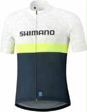 Trikot Shimano Team Jersey Herren Weiß L