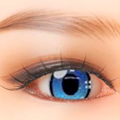 Augen Manga Blau - passend für alle Real Dolls aus TPE