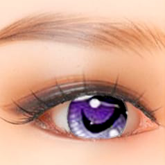 Augen Manga Lila - passend für alle Real Dolls aus TPE