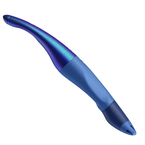 STABILO Ergonomischer Tintenroller EASYoriginal Holograph Edition - Für Linkshänder - blau