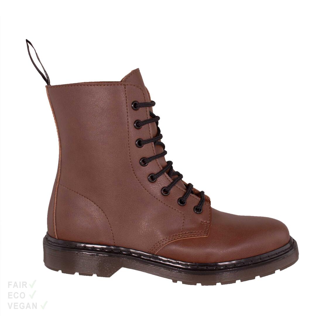 Shoezuu 8 Eye UK Boots nutbrown