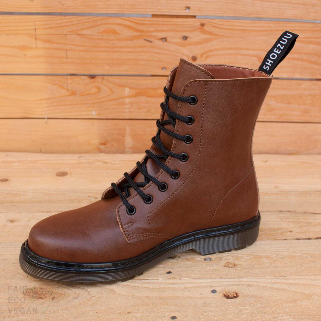 Shoezuu 8 Eye UK Boots nutbrown 41
