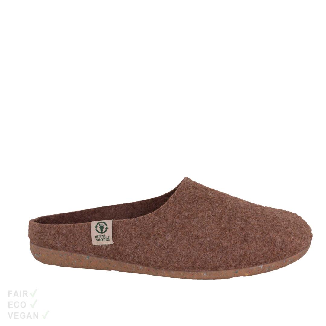 Natural World Eco Hausschuhe Eco Clog beige 39