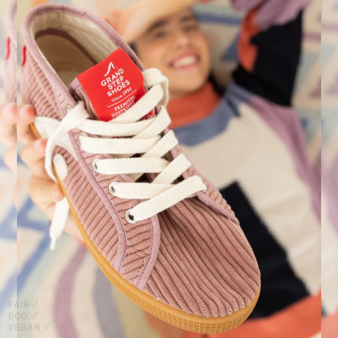 Grand Step Shoes Taylor High Top Sneaker Cord rose 39