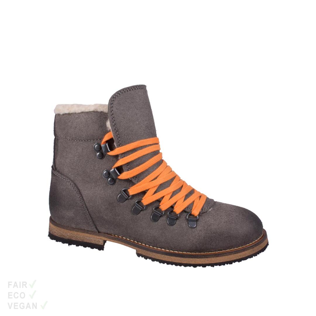 Vegetarian Shoes Cari Boot grey 38