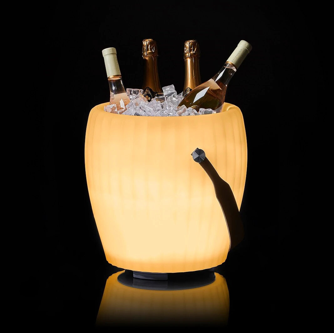 The Joouly Bowl L Design LED Lampe inkl. Bluetooth Lautsprecher