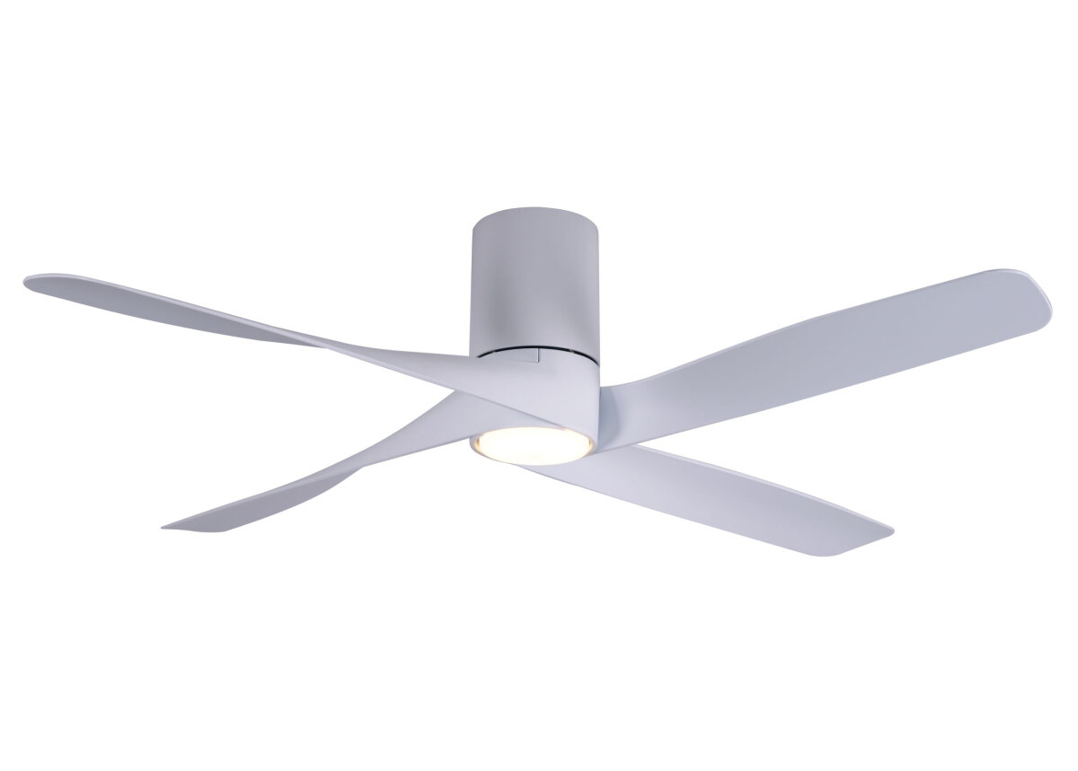 Lucci Air Deckenventilator Riviera Weiß mit LED Beleuchtung