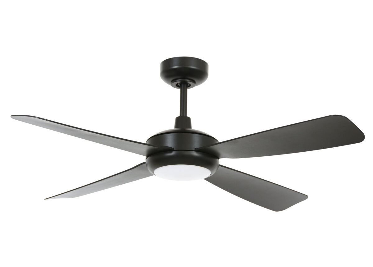 Lucci Air Deckenventilator Slipstream Schwarz mit LED Beleuchtung