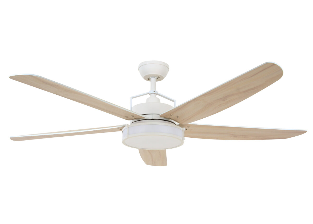 Lucci Air Deckenventilator Louisville Weiß mit LED Beleuchtung