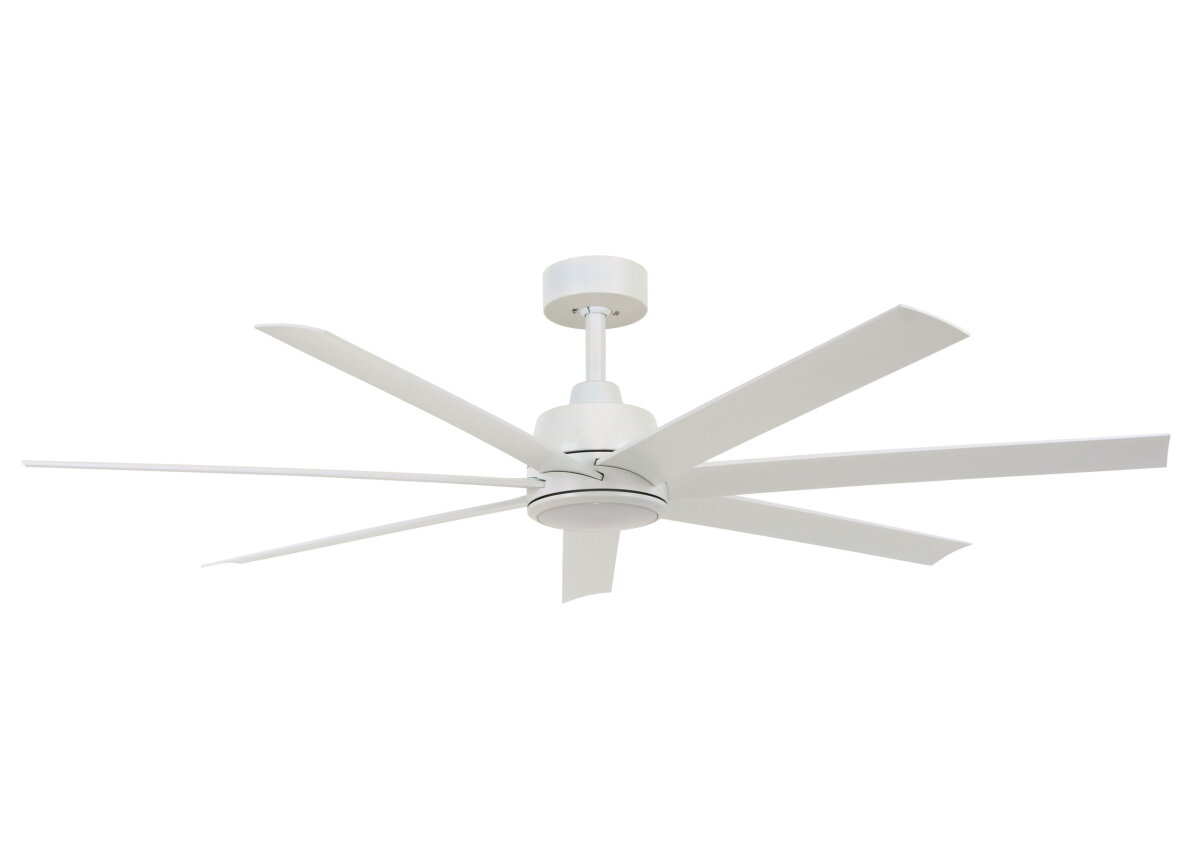 Lucci Air Deckenventilator Atlanta Weiß mit LED Beleuchtung