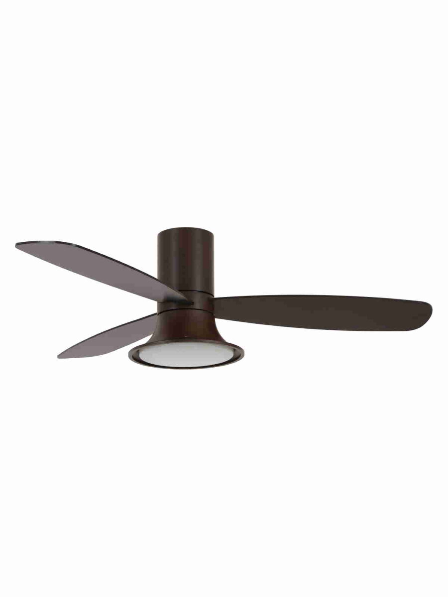 Lucci Air Deckenventilator Flusso ORB/Dark Koa mit LED Beleuchtung