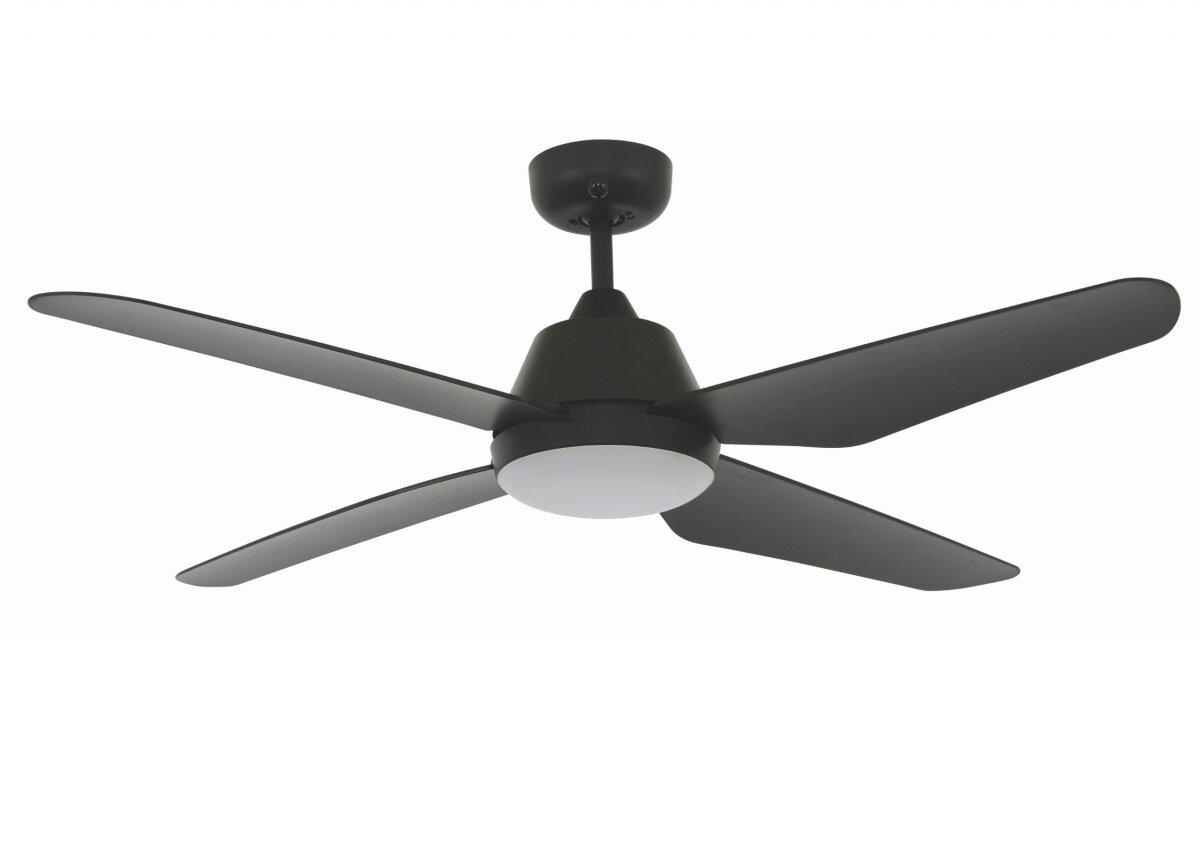 Lucci Air Deckenventilator Aria Schwarz mit LED Beleuchtung