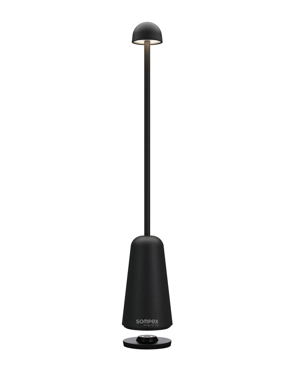 Sompex Minimax Akku LED Tischleuchte schwarz