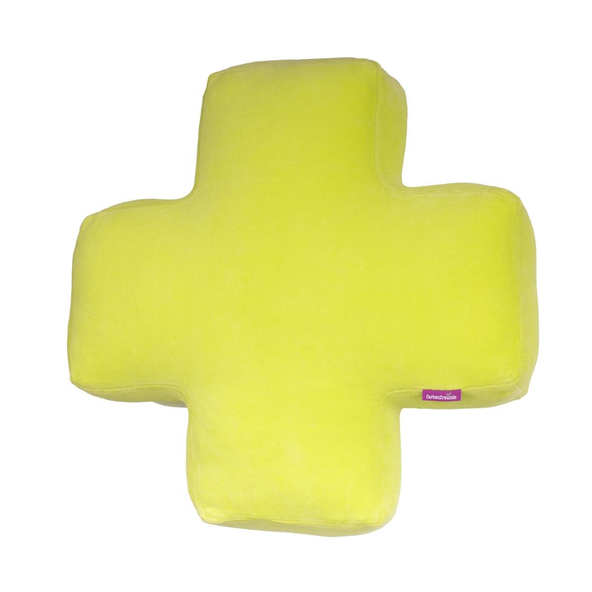 Kissen Kreuz komplett summer lime von farbenfreunde
