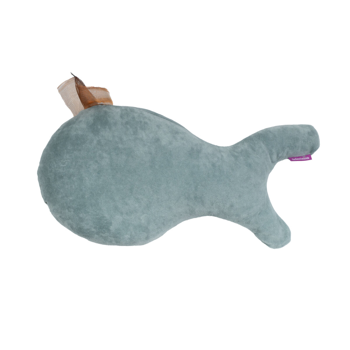 Mr. Fish Kissen by Trouble Away pine von farbenfreunde