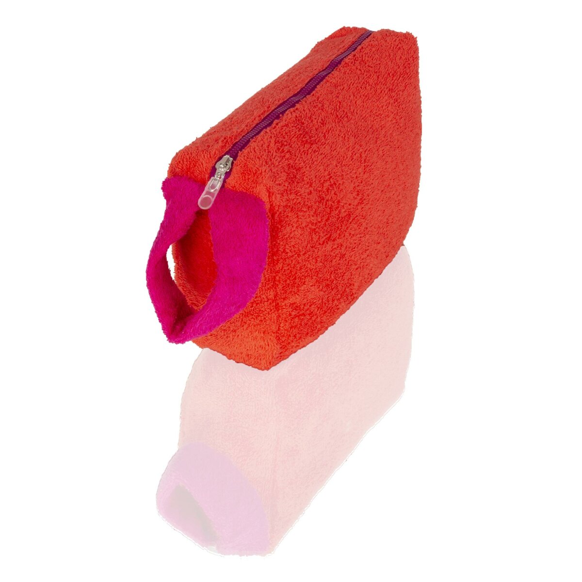 Fresh Frottee Beauty Bag blutorange von farbenfreunde