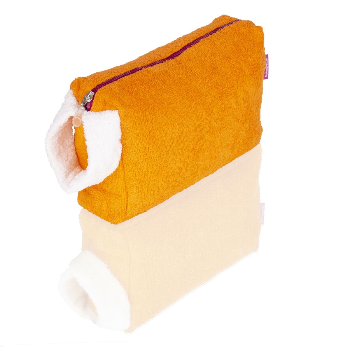 Fresh Frottee Beauty Bag softorange von farbenfreunde