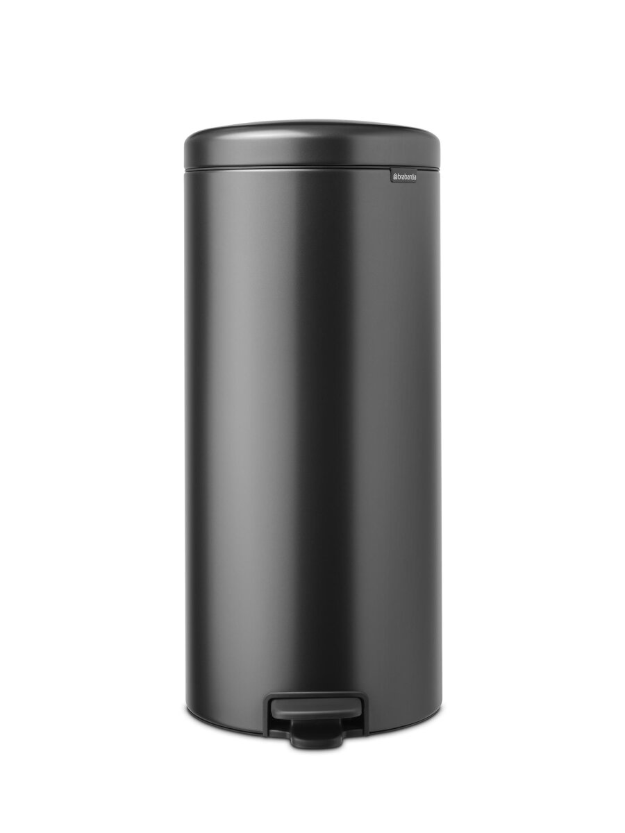 Brabantia NewIcon Treteimer 30 L mit Kunststoffeinsatz in Confident Grey