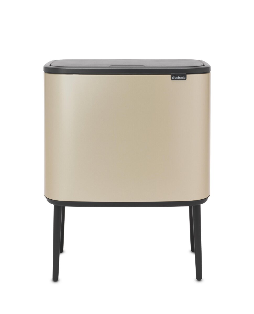 Brabantia Bo Touch Bin 3 x 11 L Metallic Gold