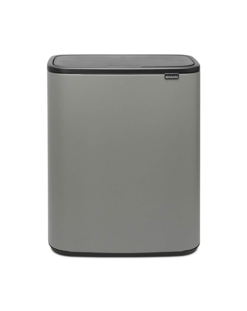 Brabantia Bo Touch Bin 2 x 30 L Mineral Concrete Grey